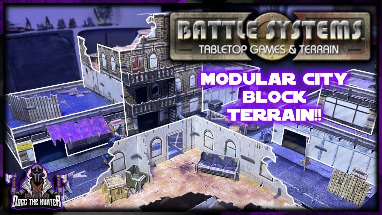 Unboxing the Ultimate City Core Set: Battle Systems Terrain Set Unboxing/Review!