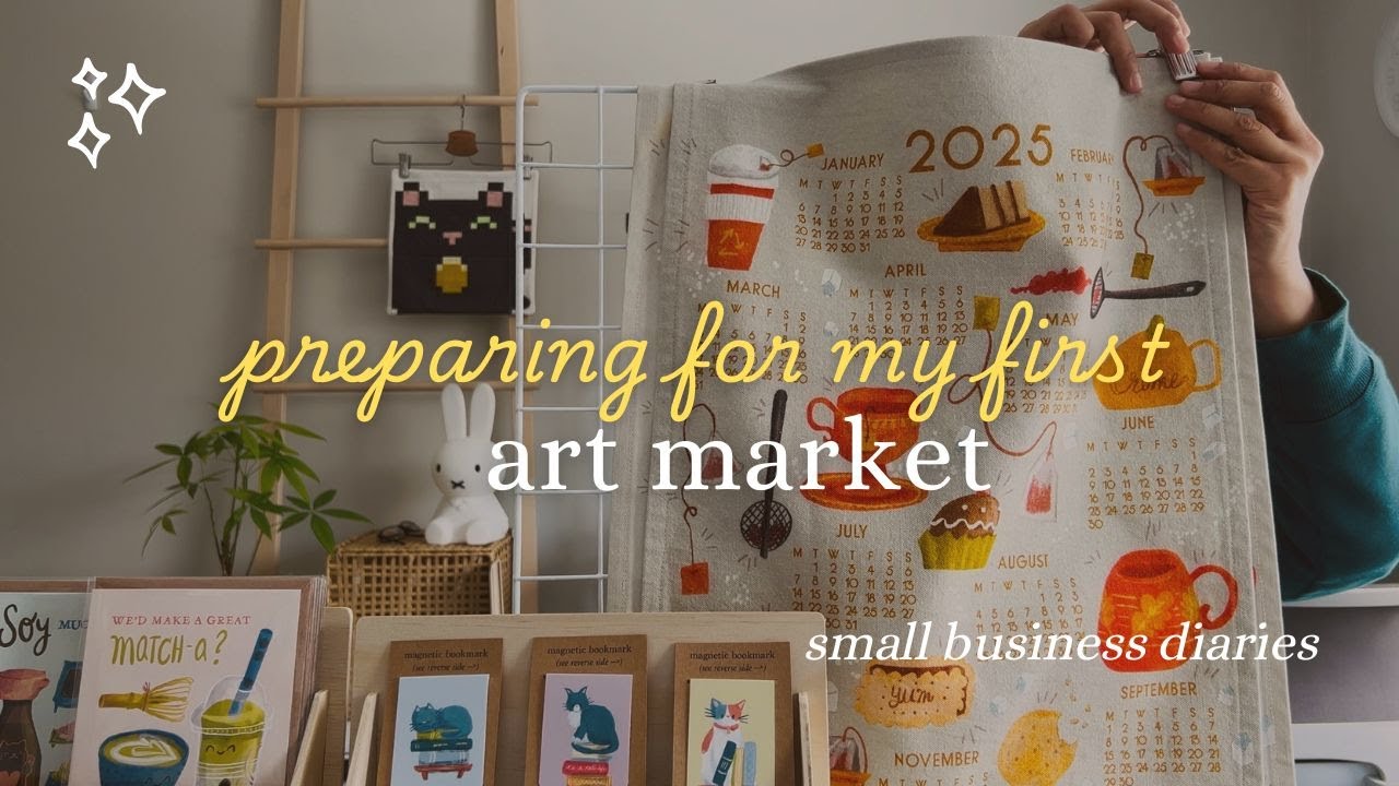 My First Pop Up Market | Setting up | New Products | Sales Results
