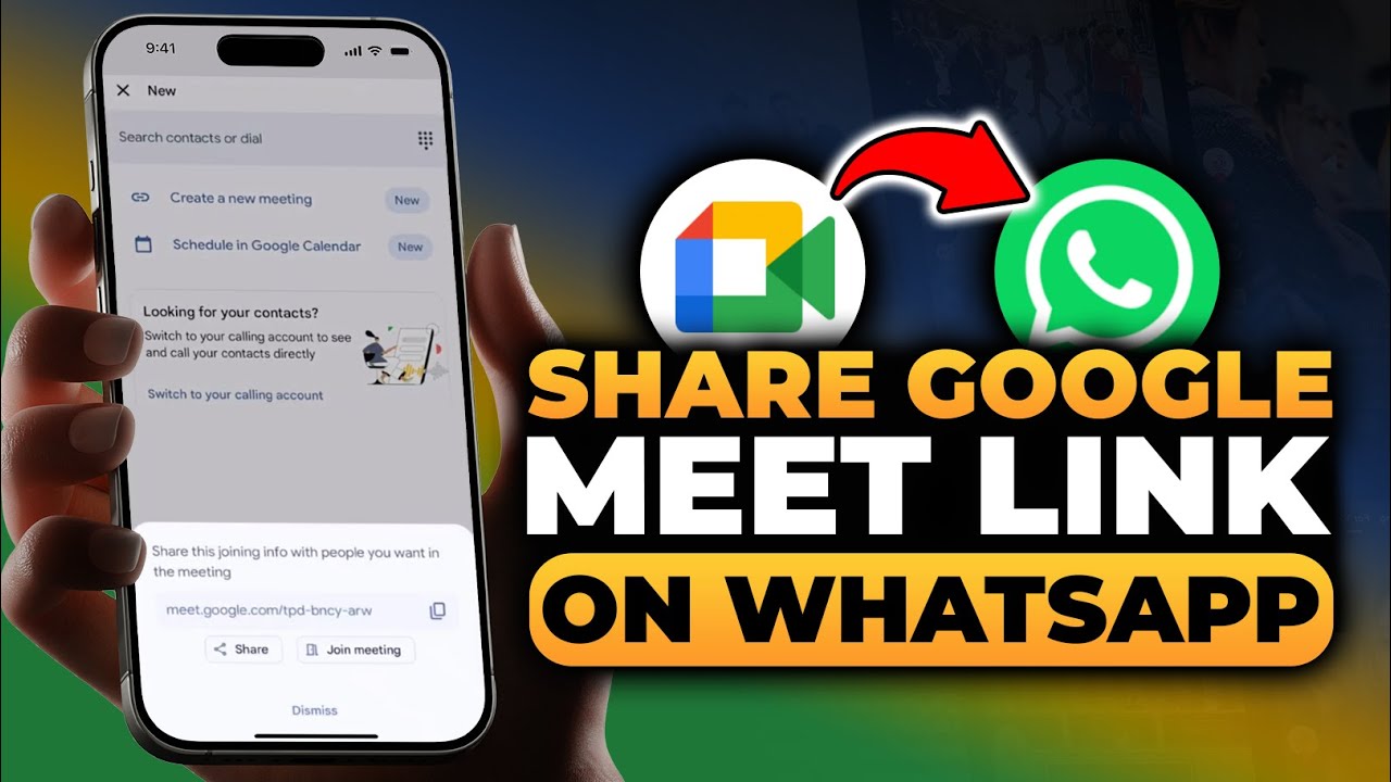 How To Share Google Meet Link On Whatsapp (𝟮𝟬𝟮𝟲) | 100% WORKS | NO Yapping, To The Point & EASY