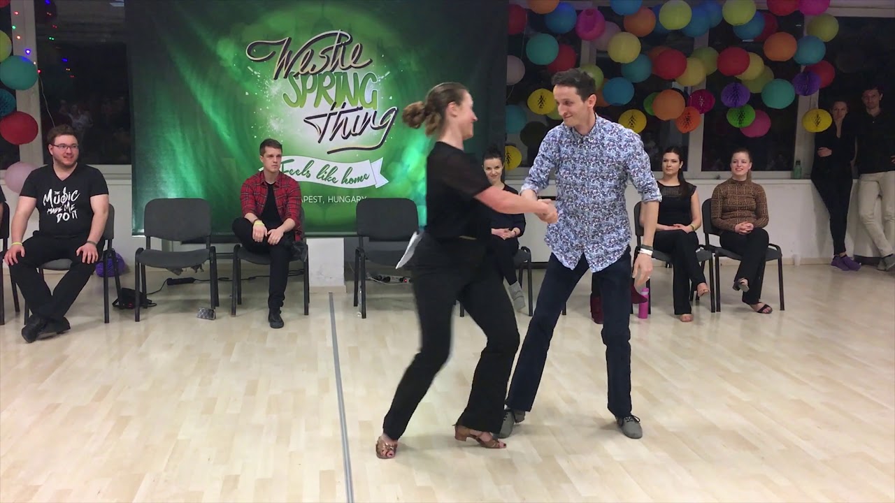 Tomasz Koniarz & Anna Horv&aacute;th - 3rd place Advanced J&J - Westie Spring Thing 2019