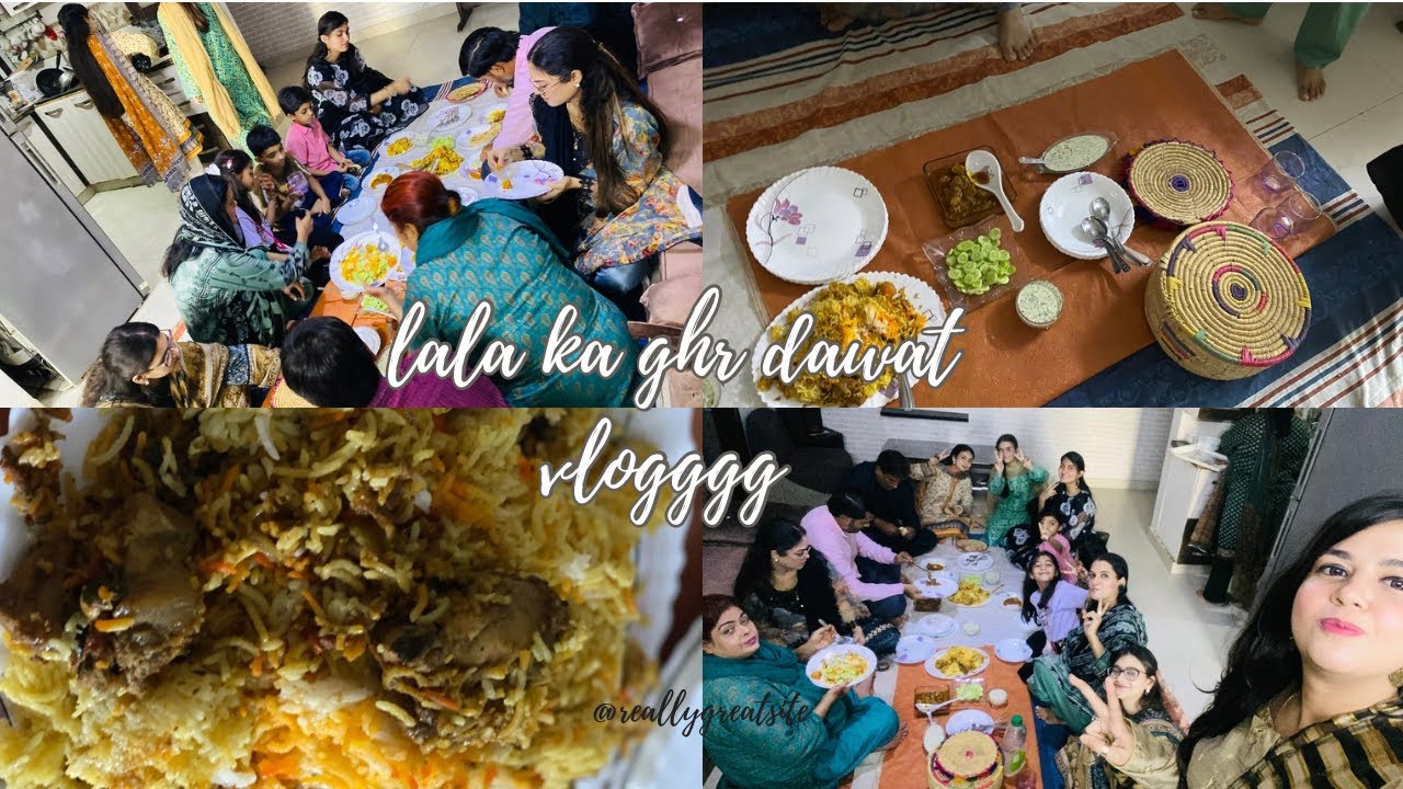 || lala ka ghr dawat☺️||yumi spicy 🥵 biryani|| EPISODE 