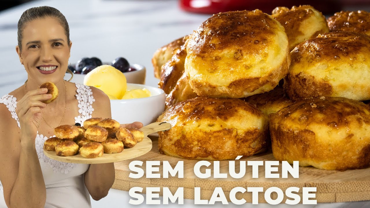 VOCÊ VAI AMAR ESSE PÃOZINHO DE BATATA NO SEU PRÓXIMO LANCHE - SEM GLÚTEN E SEM LACTOSE (sem trigo)