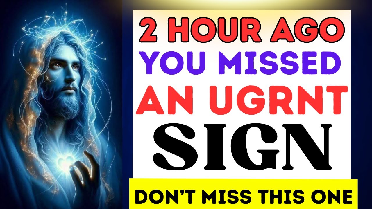 Бог говорит: 2 часа назад вы пропустили важный знак... Не пропустите его...
