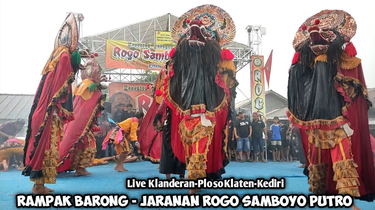 Rampak Barong Jaranan ROGO SAMBOYO PUTRO Live Klanderan Plosoklaten Kediri