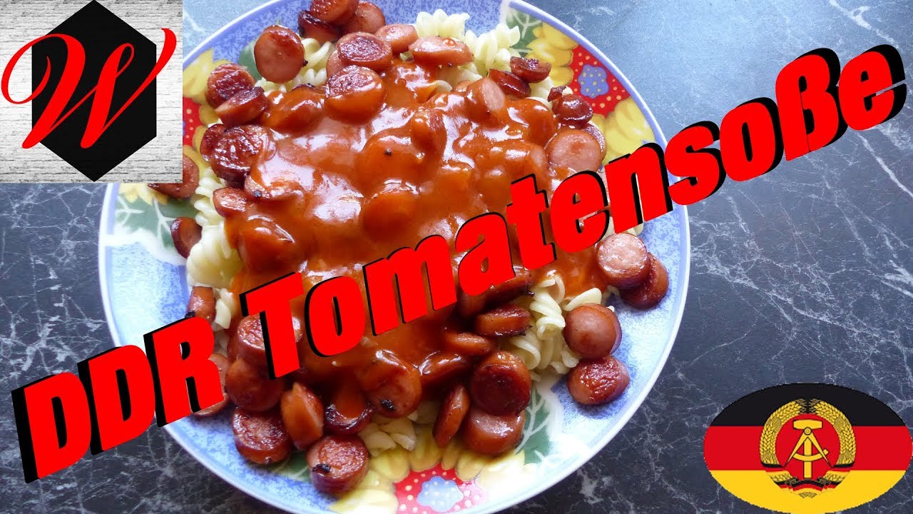 DDR Rezept Tomatensoße wie aus der Schulküche einfach lecker schnell und günstig
