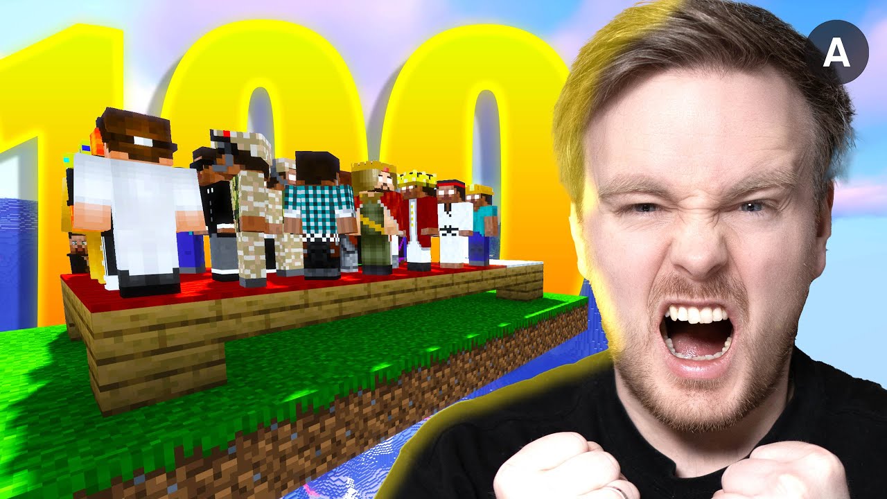 100 Spillere Bedwars (Alle mot Alle) 🛏️