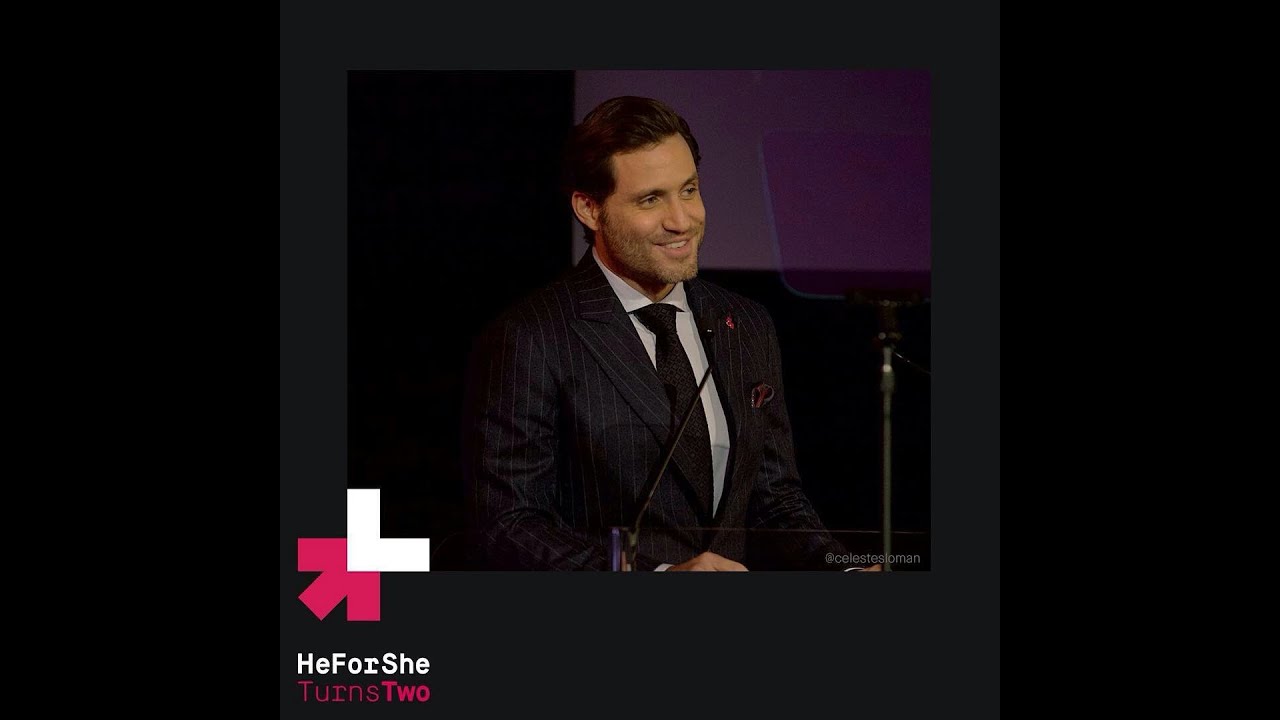 Edgar Ramirez #HeForShe Second Year Anniversary UN Speech 2016