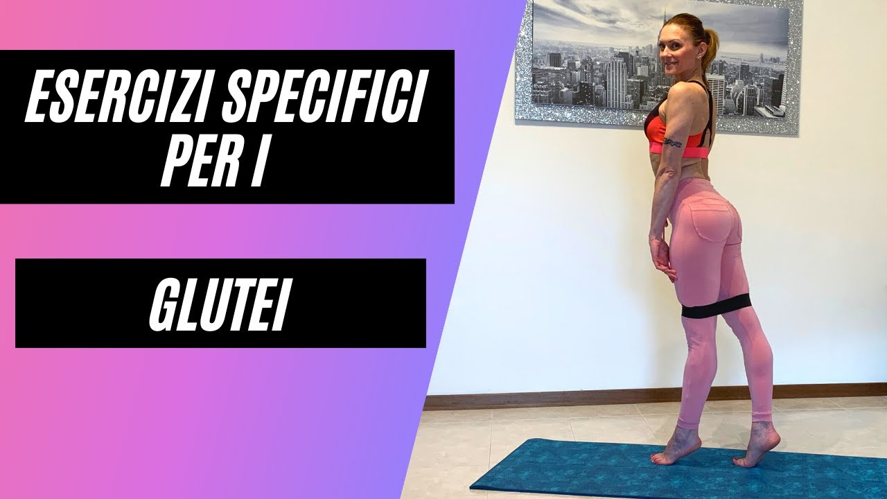 Circuito funzionale  per i glutei e gambe alti e sodi  con l'elastico
