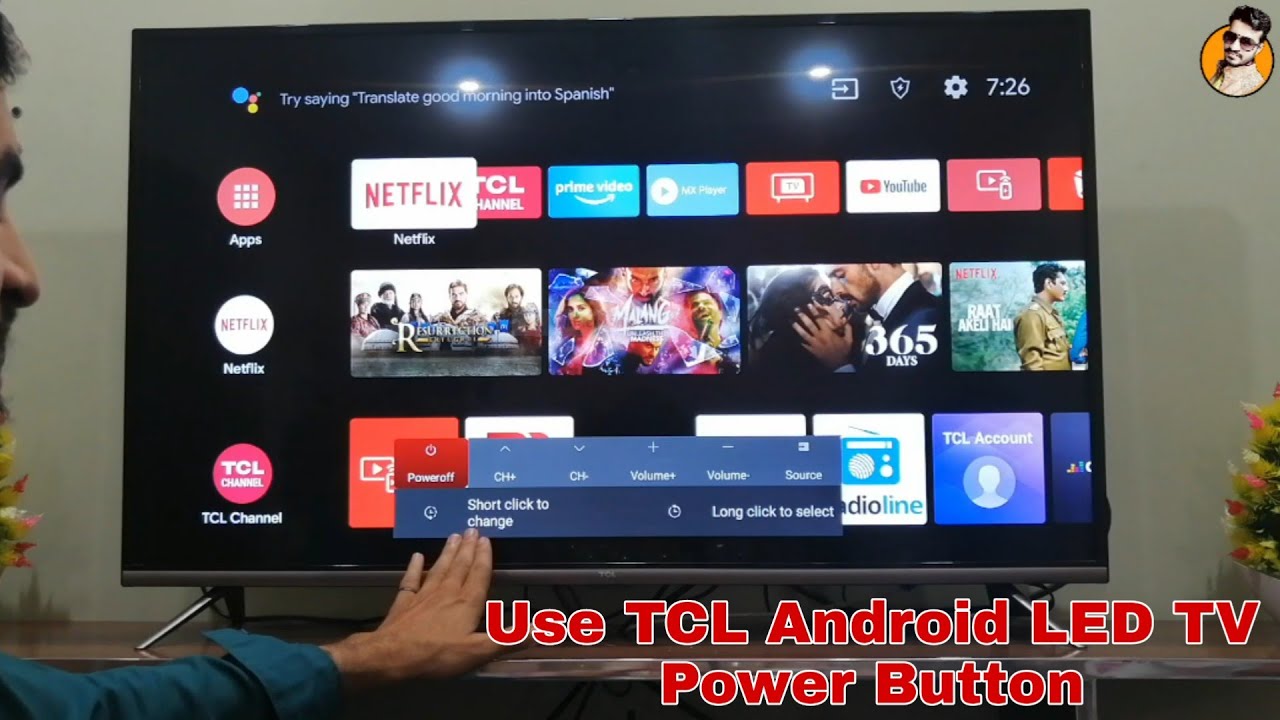 TCL Android LED TV Control with the power Button / TCL Android LED TV Control One Button-TCL LED TV