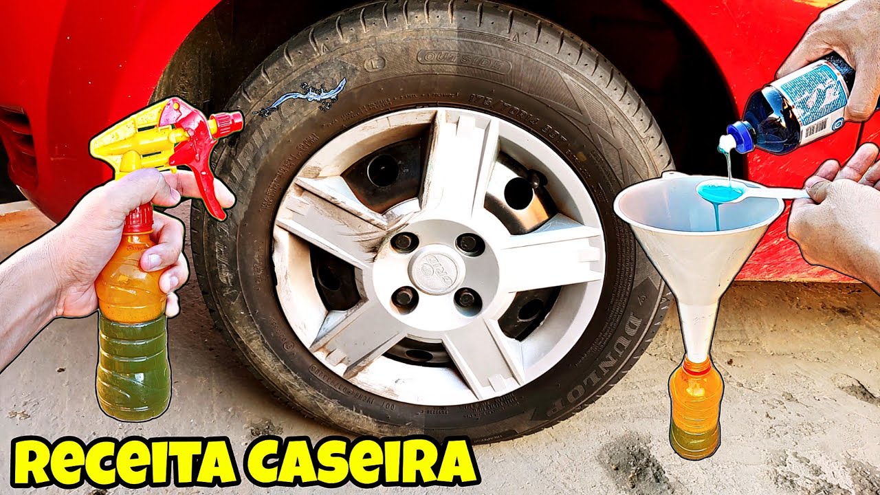 Receita Caseira Para Limpar Pneus