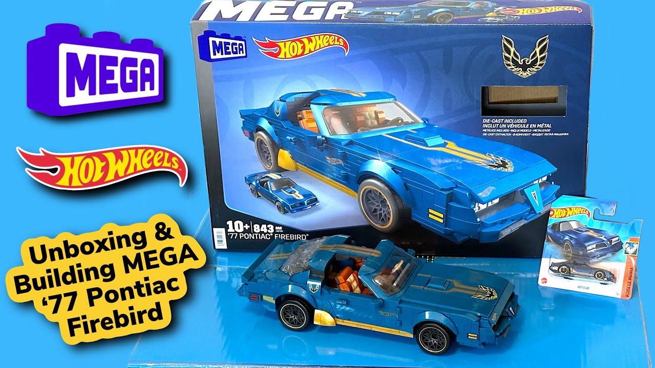 Распаковка и обзор MEGA Hot Wheels ‘77 Pontiac Firebird