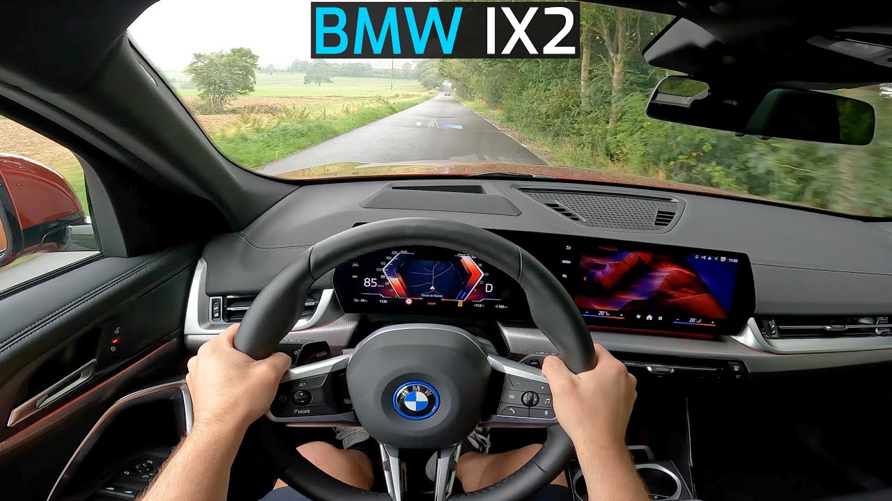 2024 BMW iX2 313 HP POV TEST DRIVE