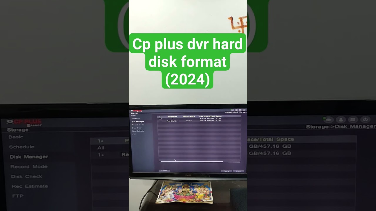 Cp plus dvr hard disk format (2024) | clear hdd database