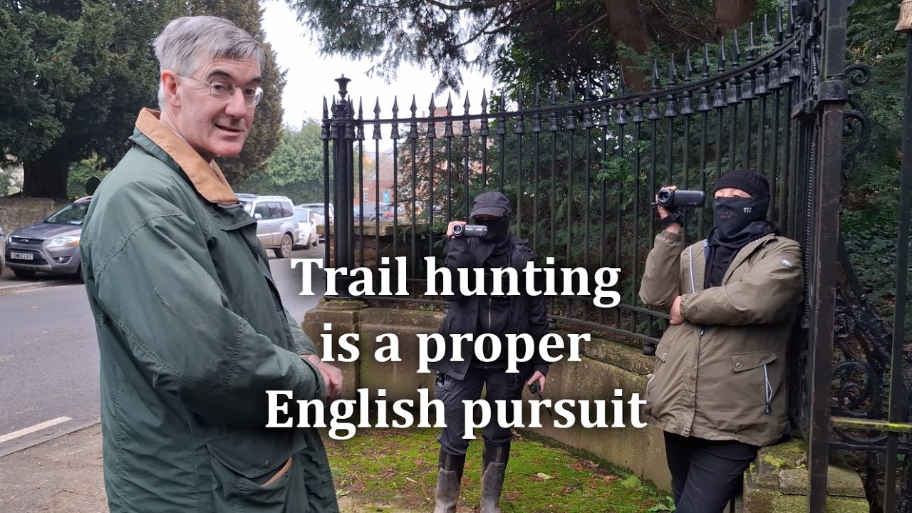 Trail hunting is a proper English pursuit