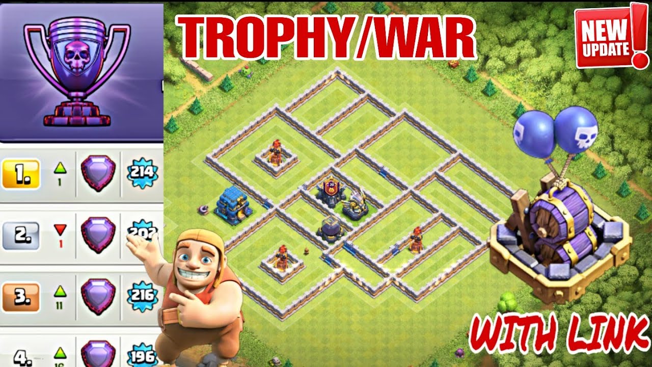 NEW BEST TH12 TROPHY BASE 2019 *WITH LINK* | TH12 BEST TROPHY BASE FOR LEGEND LEAGUE