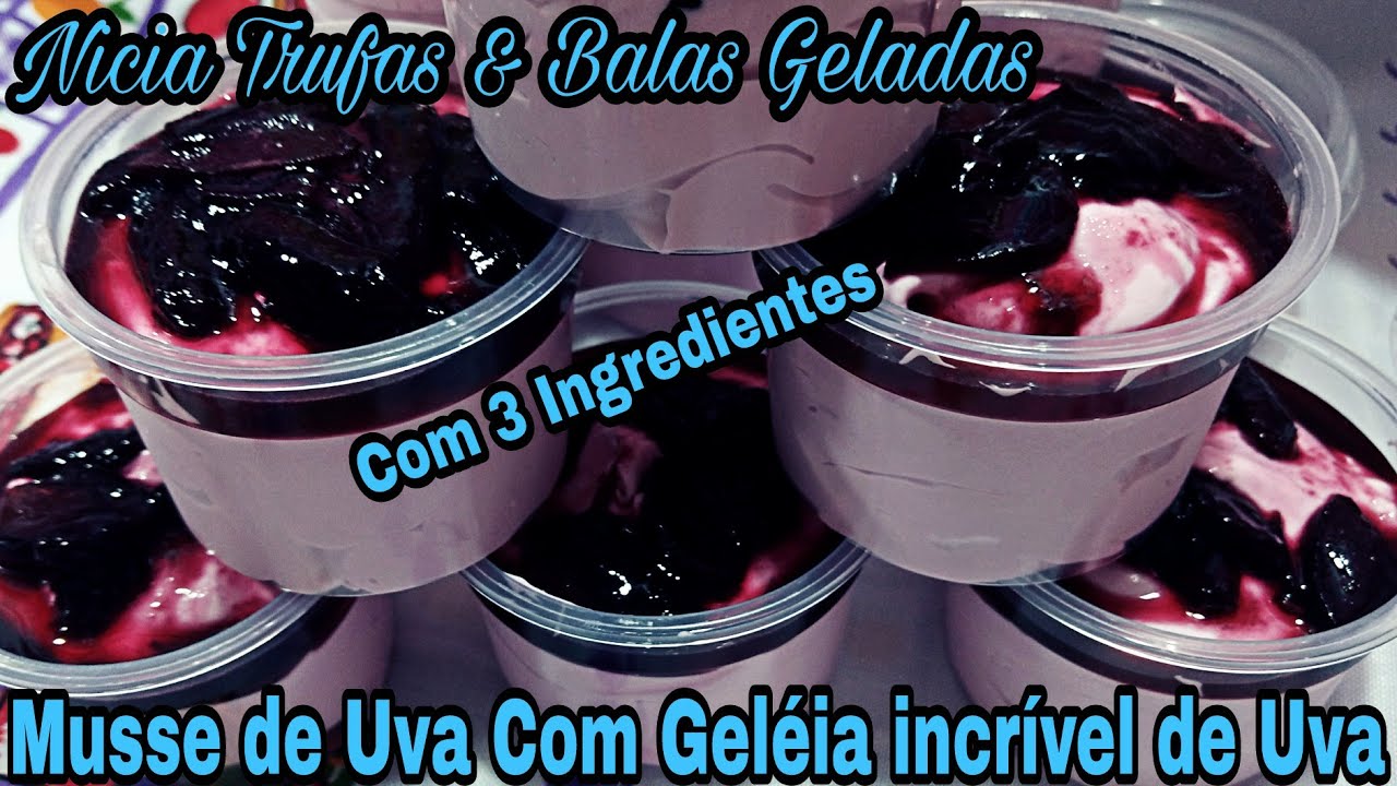 Musse de Uva🍇🍇 com 3 Ingredientes Faça&Venda e Ganhe muito dinheiro com essa receita.
