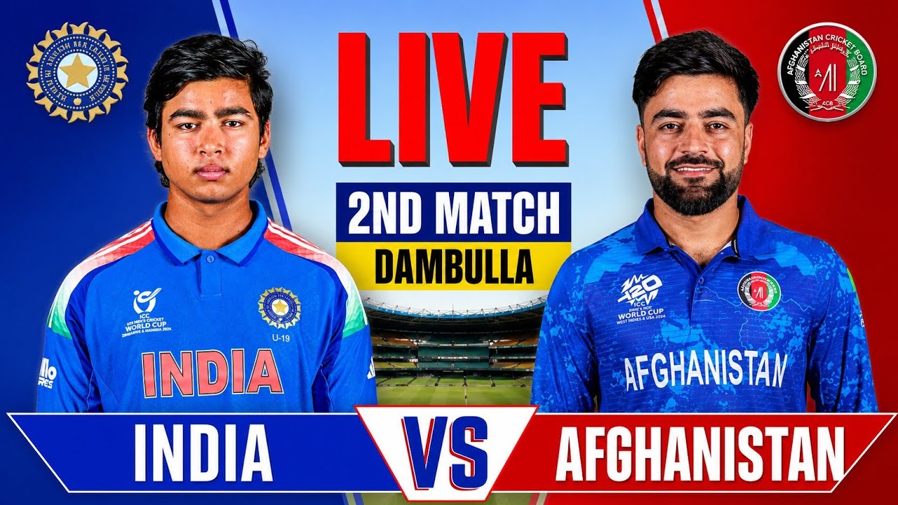🔴Live - India A vs Afghanistan A India Batting, Live Score & Commentary | IND vs AFG Live Watchalong