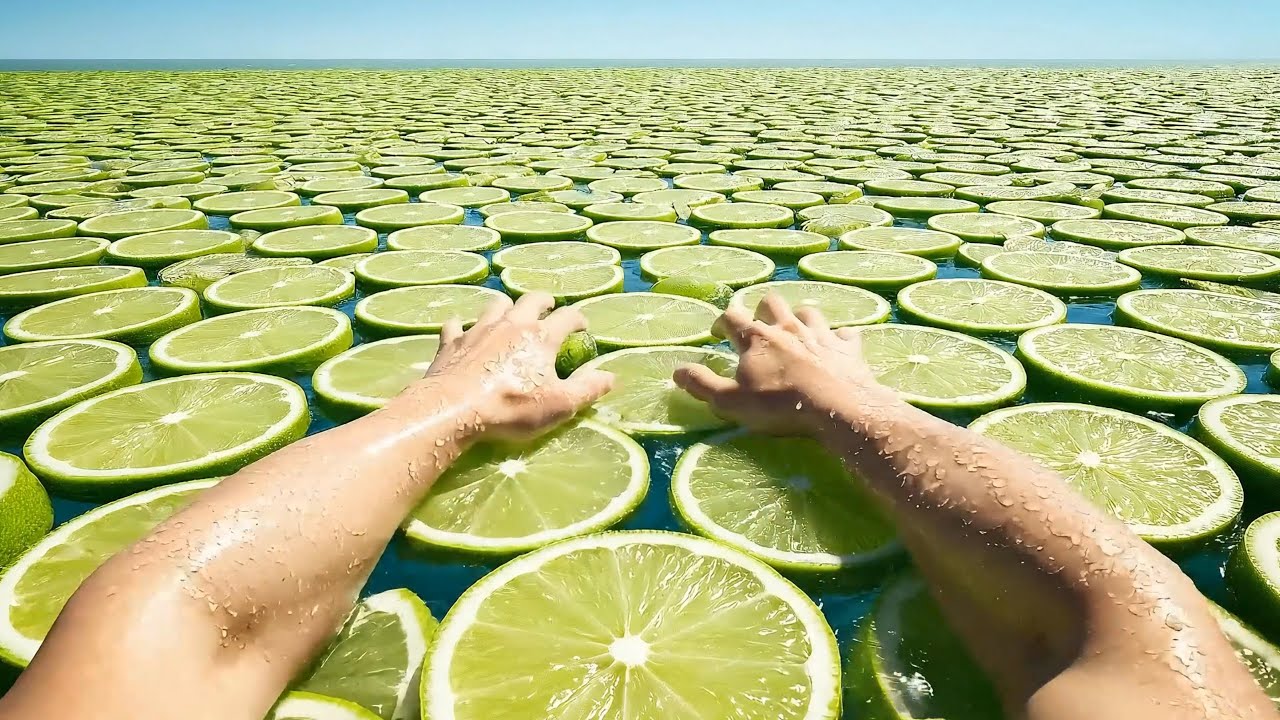 🍉 Which Surreal AI Fruit Ocean 🌊 Would You Blast Into Next? | Oddly Satisfying Cinematic ASMR Burst