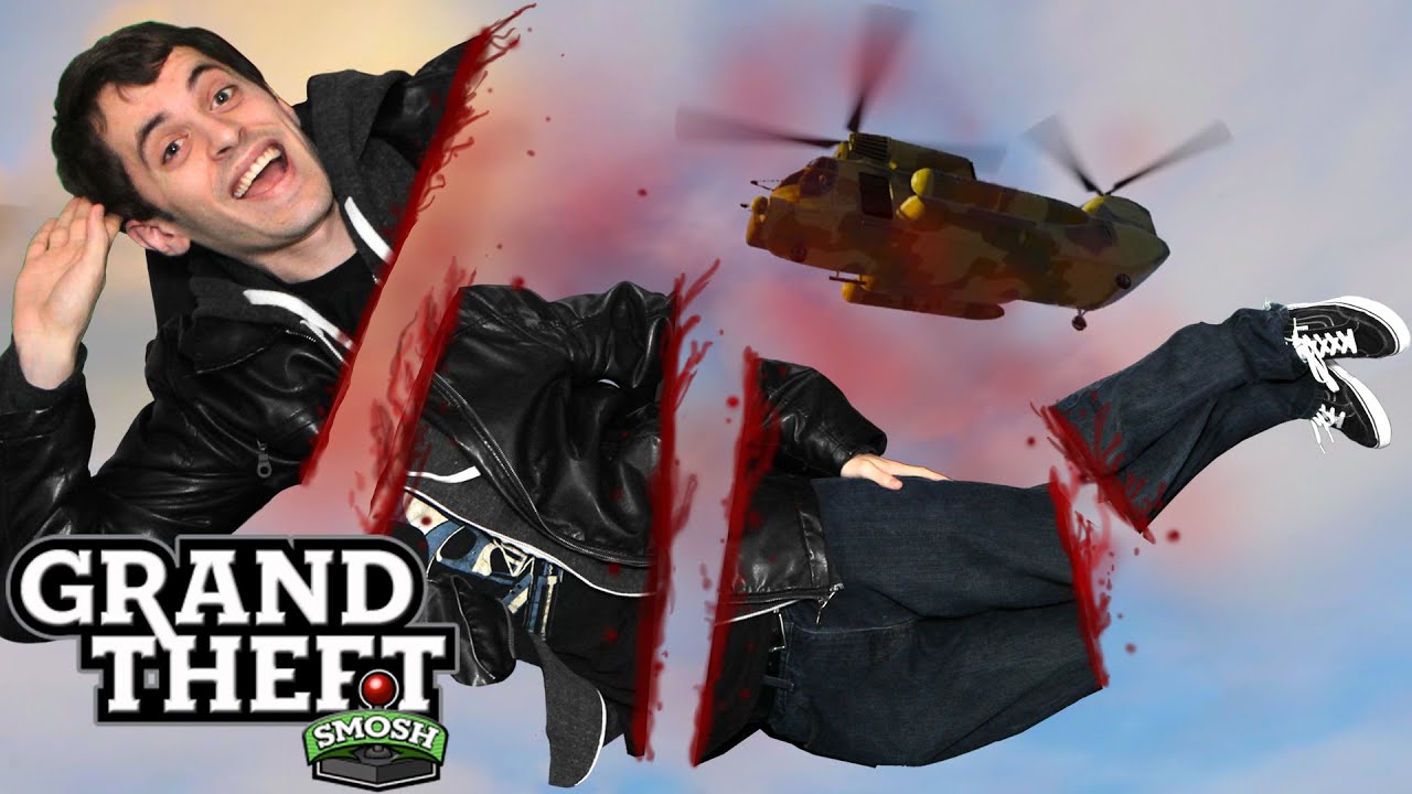 THE CHOPPY CHOPPER GAME! (Grand Theft Smosh)