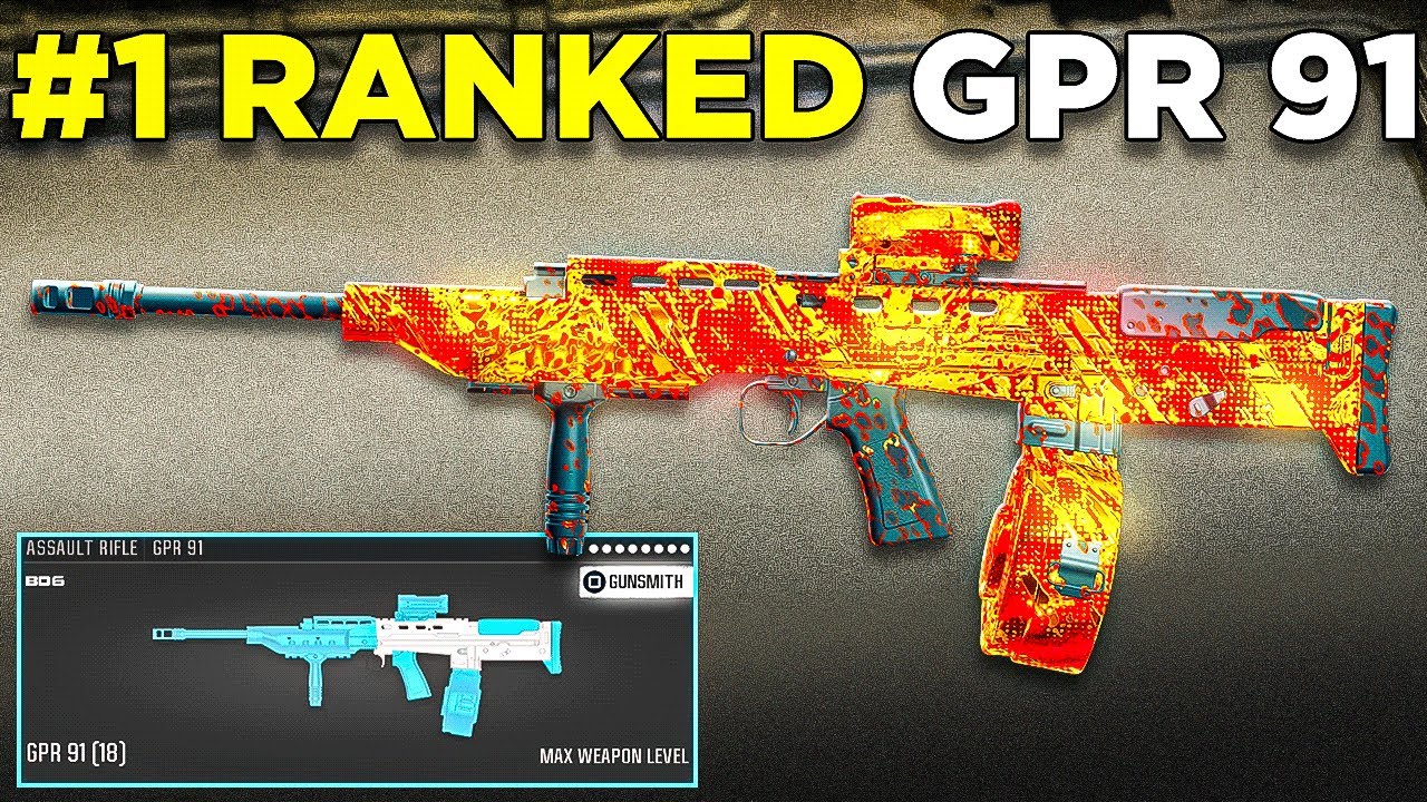 *НОВЫЙ* САМЫЙ ПОВРЕЖДЕННЫЙ расклад GPR в Warzone РЕЙТИНГ 🔥 (Лучшая раскладка класса GPR 91)