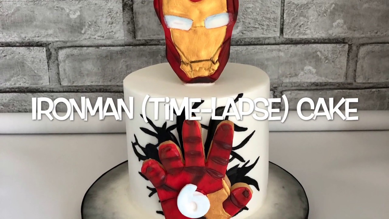 Ironman (time lapse) cake tutorial