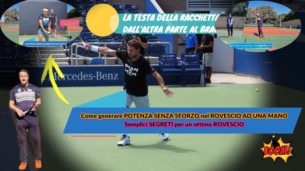Come generare POTENZA SENZA SFORZO nel ROVESCIO ad UNA MANO-Semplici SEGRETI per un OTTIMO ROVESCIO🏆