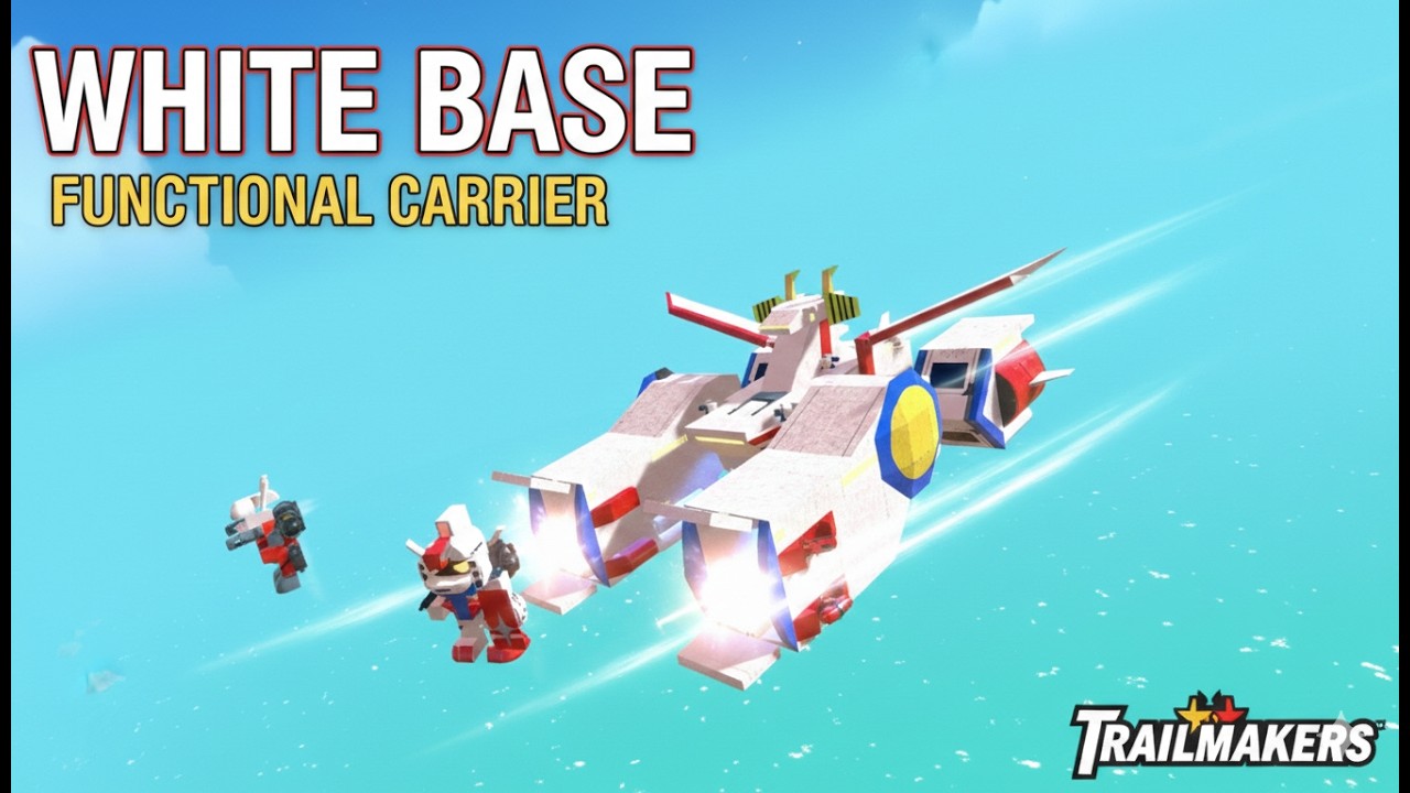 WHITE BASE: The Legend Returns! 白色基地：聯邦軍傳奇木馬完全再現 | 【初代ガンダム】#trailmakers   #gundam