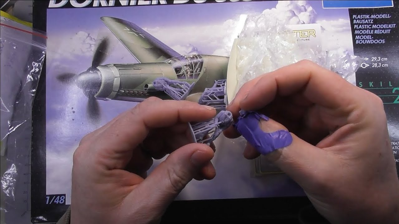 Dostal jsem od Vás opět nějaké dary/Do-335 1:48 Monogram vs Revell::