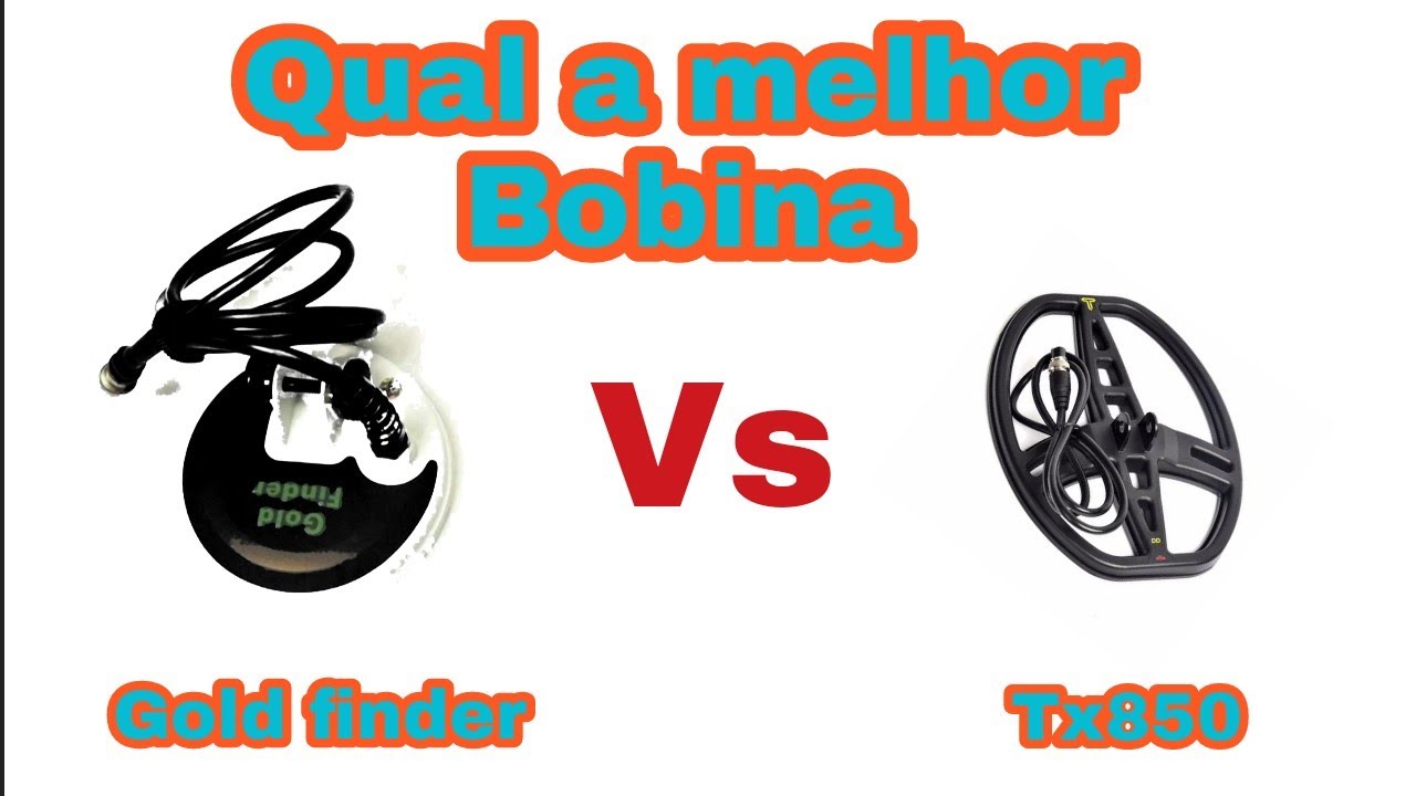 Duelo de Bobinas tx850 vs Gold finder 5 polegadas....