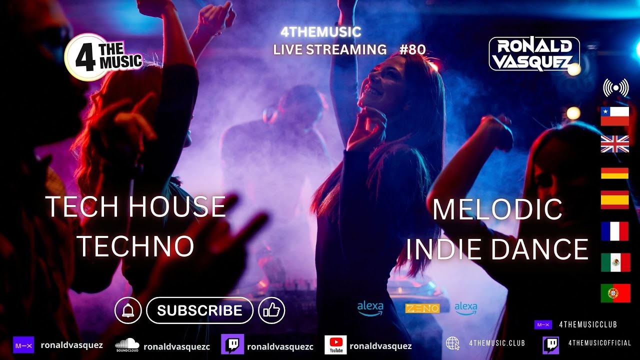 TECH HOUSE - INDIE DANCE -TECHNO - MELODIC HOUSE  - SHOW 80 #musica #music