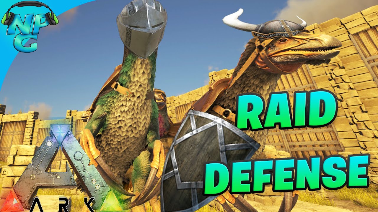 ARK Medieval Times — На парад Nerd Parade напали — обороняем крепость Raptor Squad