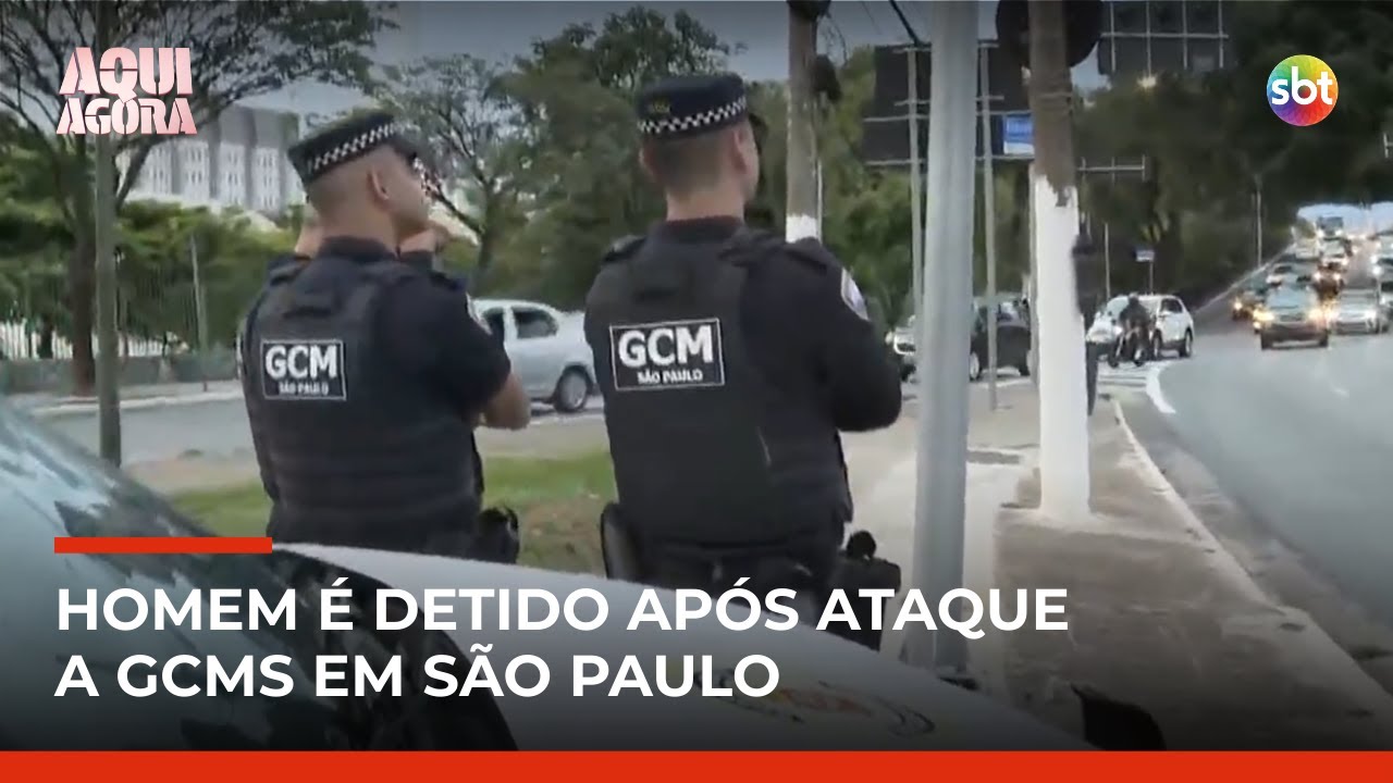 GCMs são atacados com canivete durante abordagem na zona oeste de SP | #AquiAgora