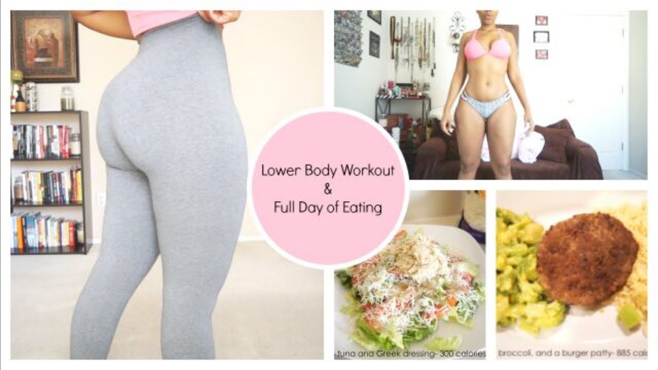 Lower Body HIIT Workout At Home| Full day of eating/ intermittent fasting| 6 wk Tone It Up series!
