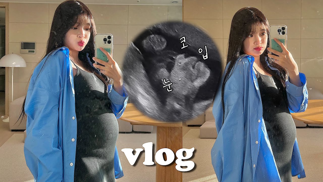 VLOG 드뎌 임당검사!🫠 무섭게 커지는 배🤰, 시아버님생신🎊, 25주 일상