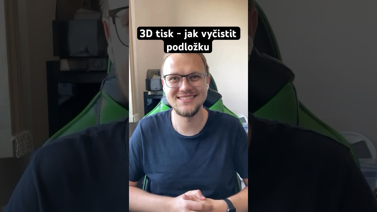 3D tisk - jak vyčistit podložku na 3D tisk&aacute;rně