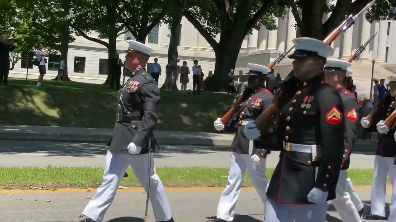 Funeral Cort&egrave;ge of Woody Williams, Last Living WWII Medal of Honor Recipient