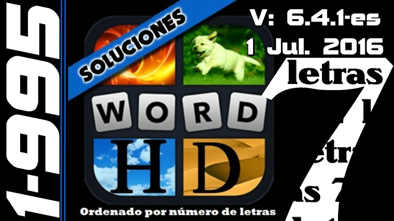 4 Fotos 1 Palabra | Todas las soluciones de 7 letras (1-995)