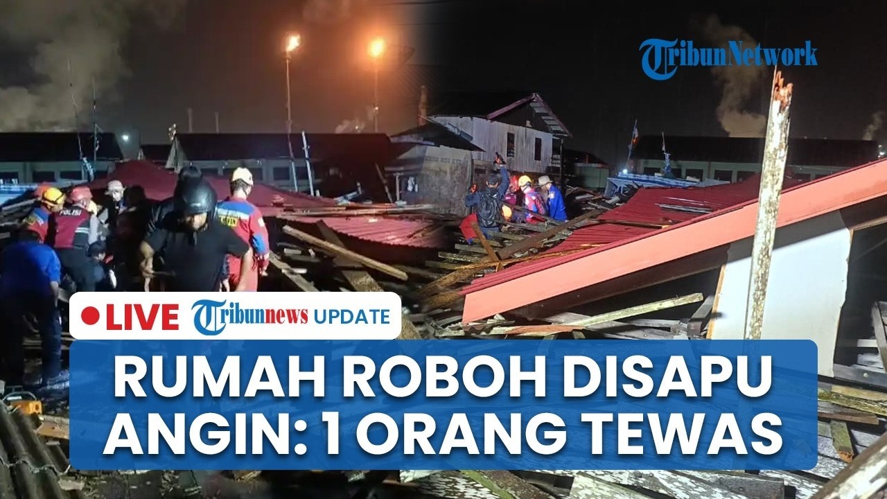 🔴 LIVE: Angin Kencang dan Hujan Deras Terjang Balikpapan Barat, Rumah Kayu Ambruk dan 1 Orang Tewas