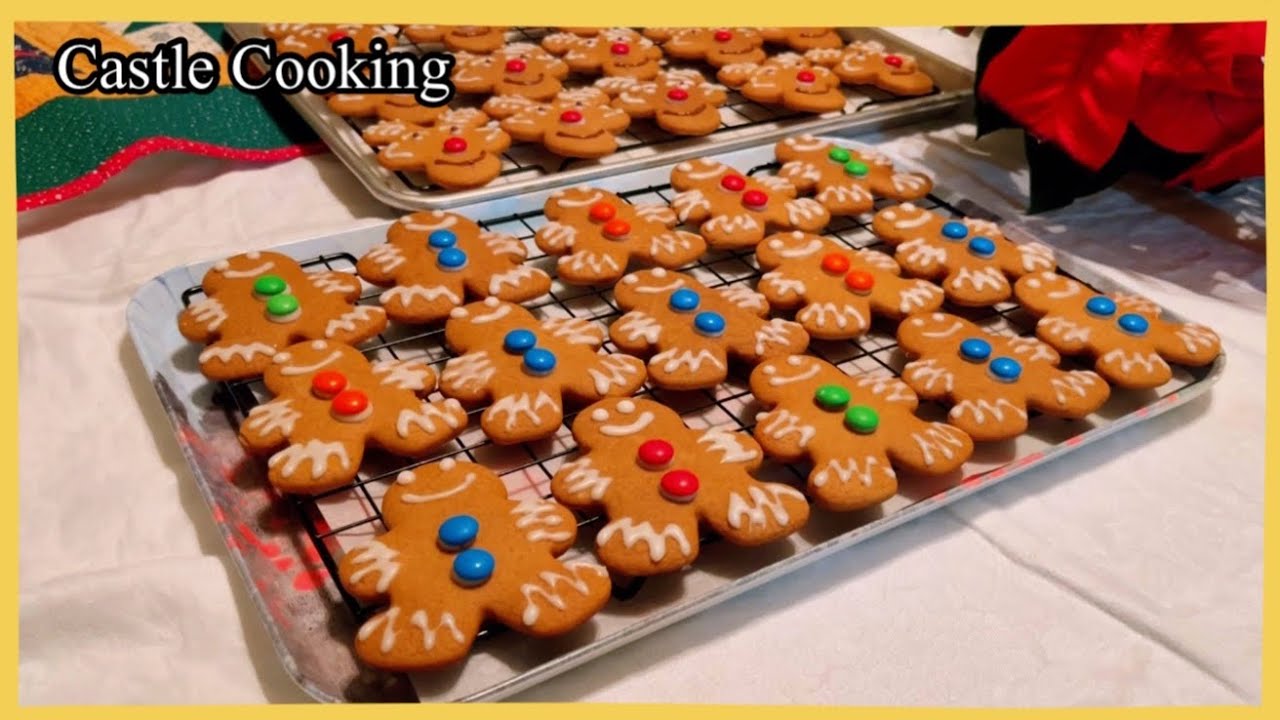 Sourdough Gingerbread Cookies / Christmas Gingerbread Cookies Recipe 천연발효 진저브레드 쿠키