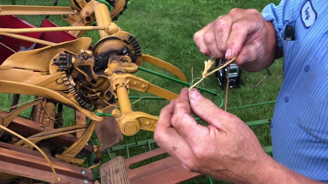 Threading the Knotter - Massey Harris Binder No.16