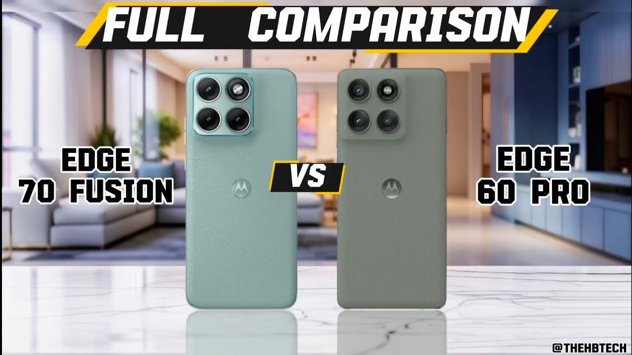 Motorola Edge 70 Fusion vs Motorola Edge 60 Pro ⚡|| Which One is best 🤔? Let's find out 🕵️....