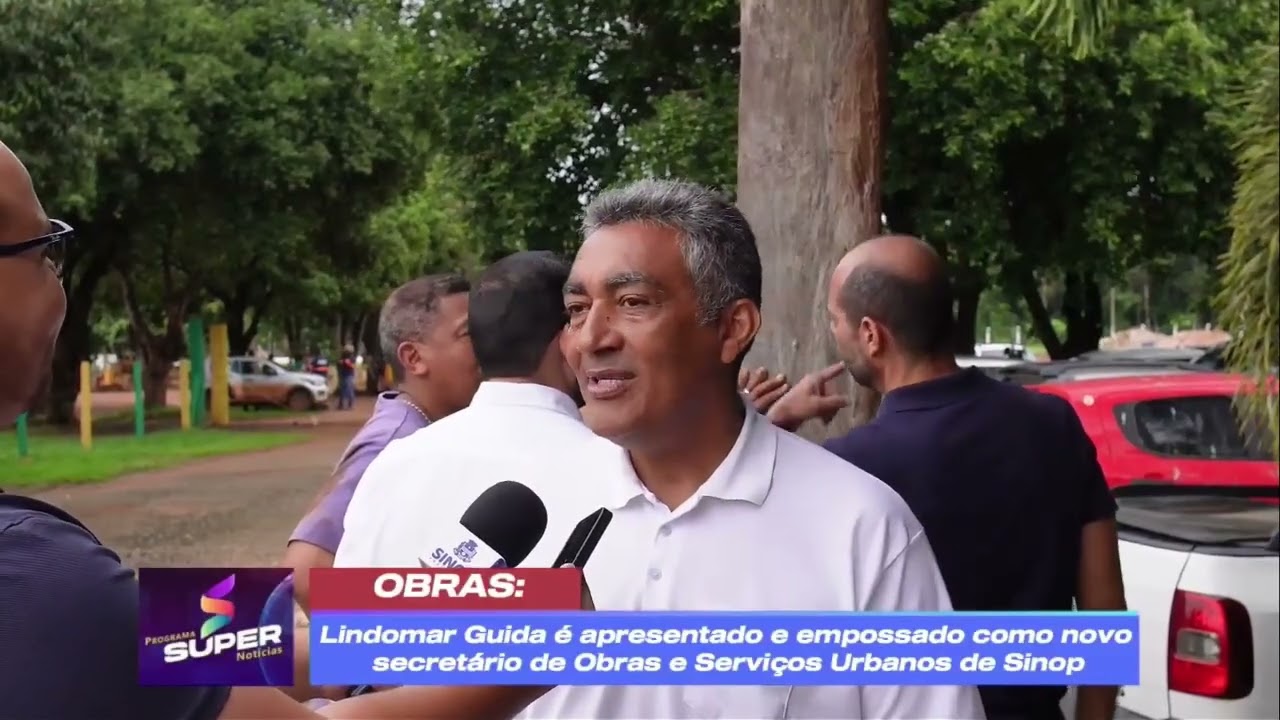 Lindomar Guida é apresentado e empossado como novo secretário de Obras e Serviços Urbanos de Sinop