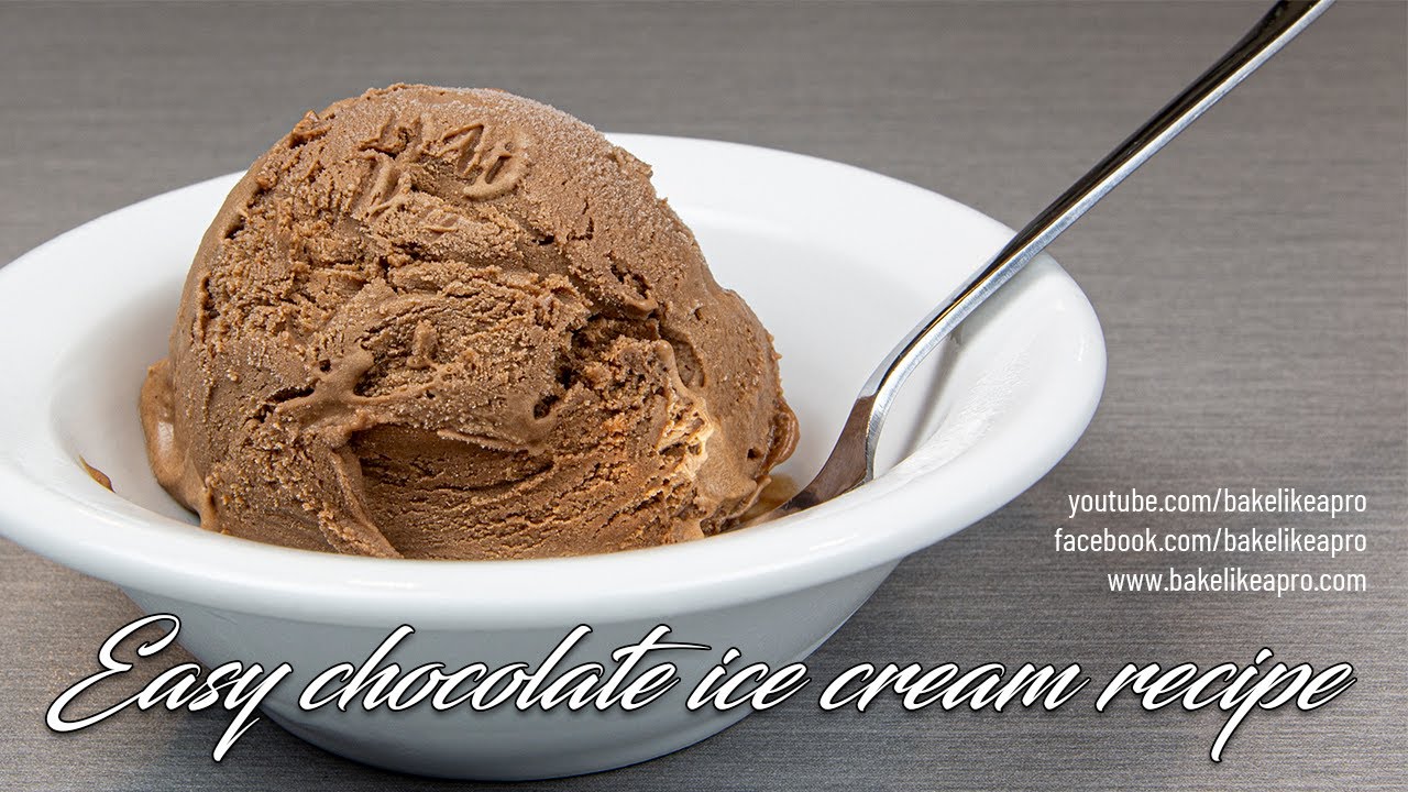 EASY Chocolate Ice Cream Recipe