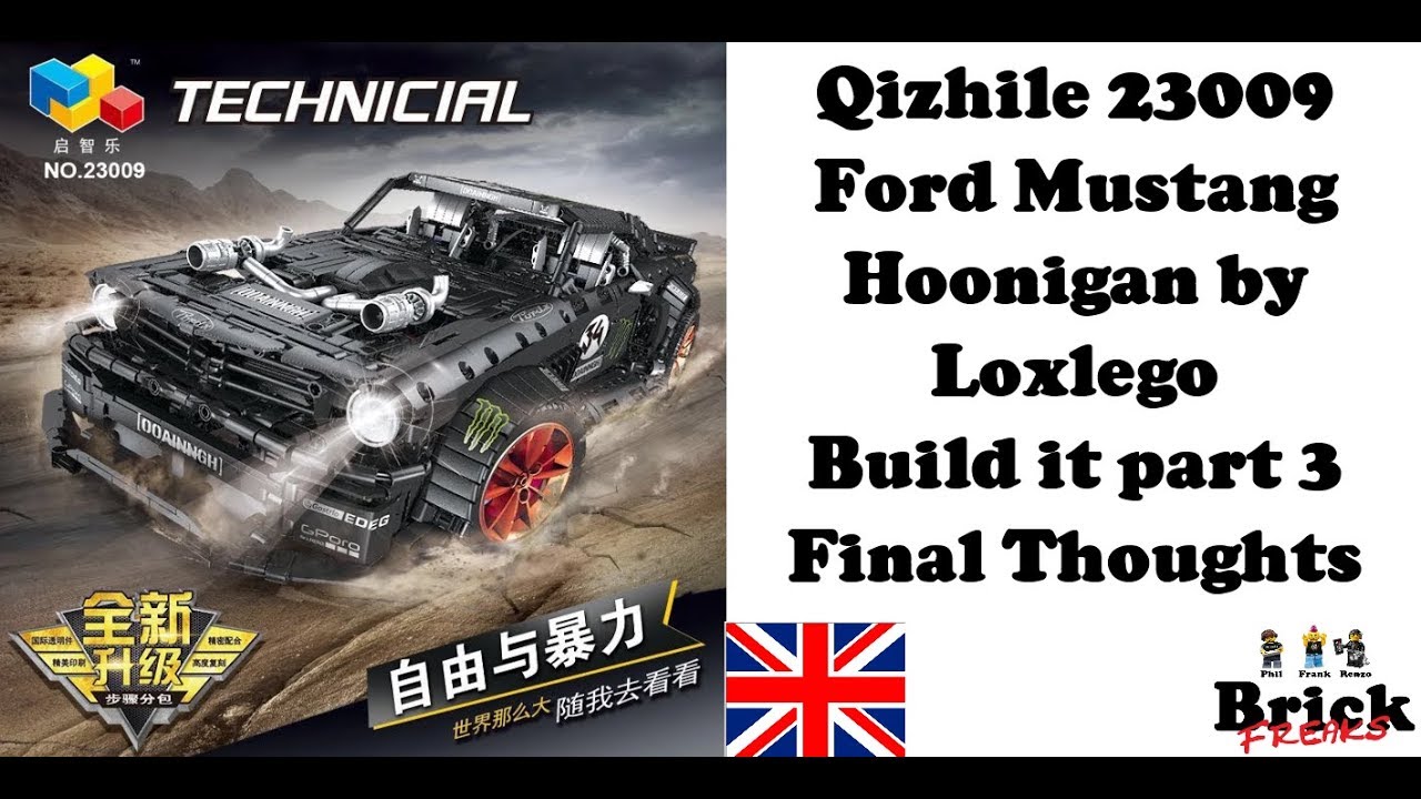 Building Qizhile 23009 Part 3 - Ford Mustang Hoonigan