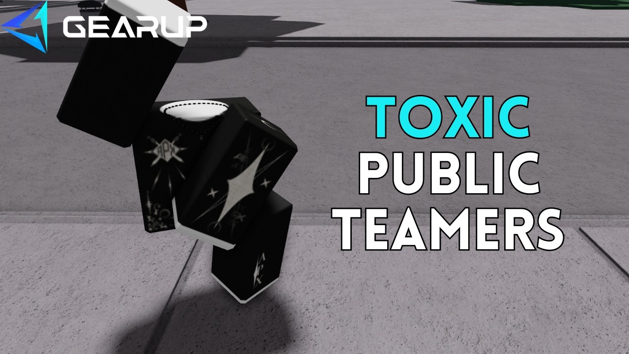 PUBLIC SERVER TEAMERS ARE WEIRD 😭🥀- - The Strongest Battlegrounds