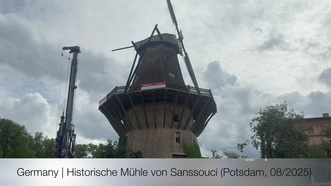 Germany | Potsdam 2025 / 08 (historische Mühle von Sanssouci)