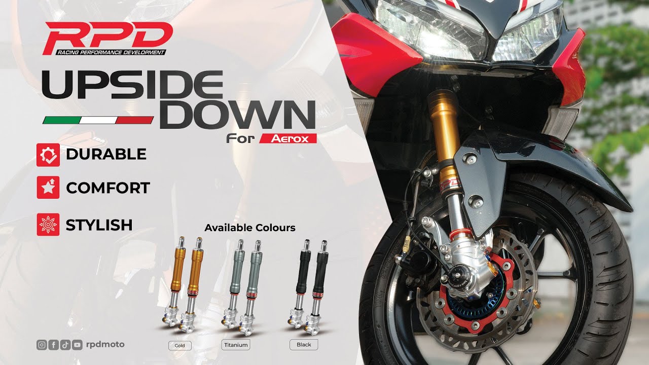 RPD Upside Down Suspension For Aerox (NVX) / All New Aerox