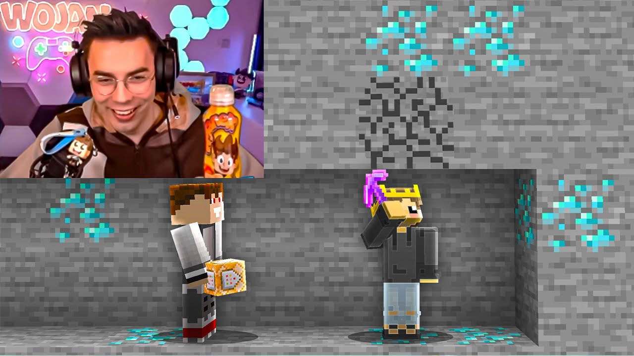 Udaję XRAY przed WOJANEM w MINECRAFT