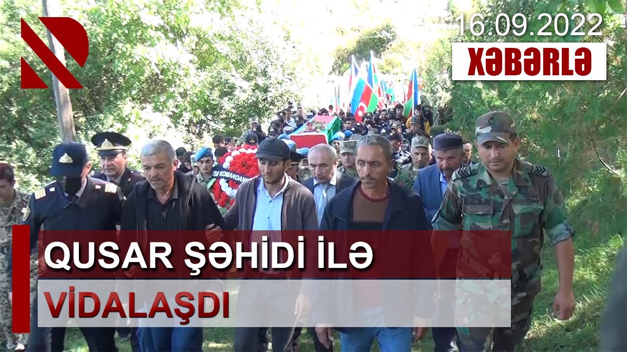 Qusar şəhidi ilə vidalaşdı - Şair Heydərov doğulduğu Mucuq kənd qəbiristanlığında torpağa tapşırılıb