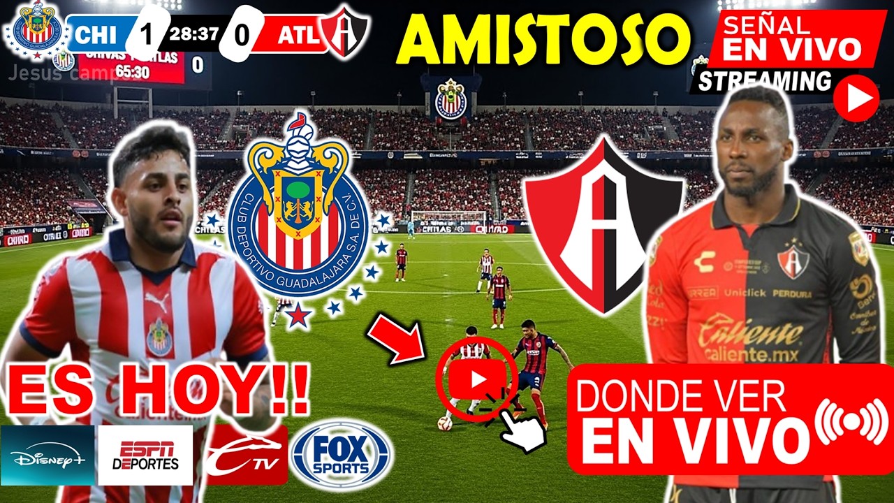 Chivas vs. Atlas En Vivo, Donde ver, A que hora juega Copa Pacifica 2026 SEMIFINAL | An&aacute;lisis